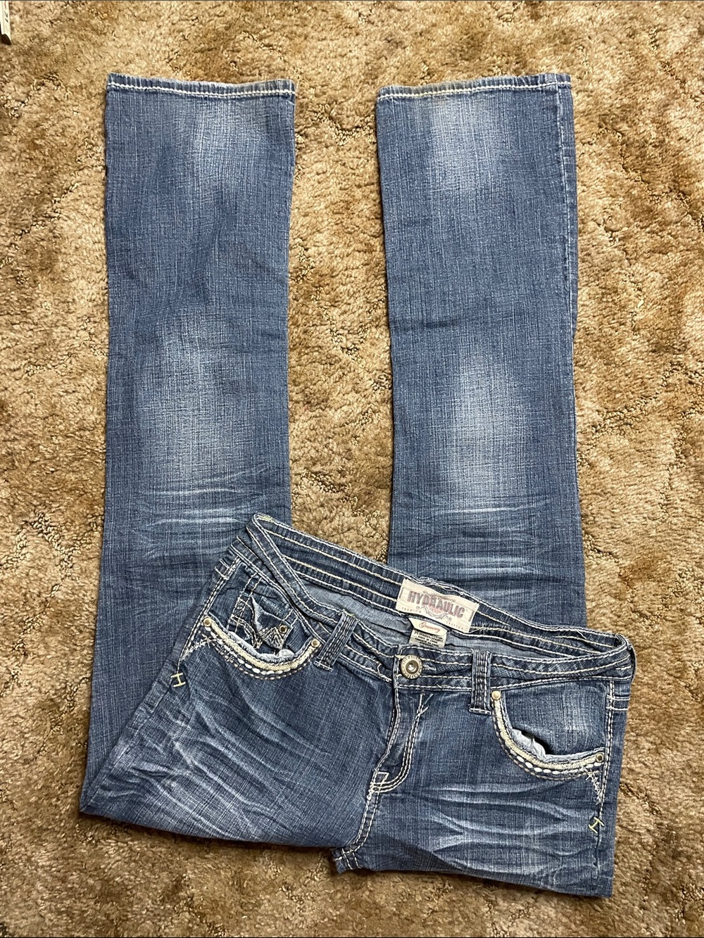 Hydraulic Y2K 2000s Style Low Rise Bootcut Denim‎ Jean Size 10
